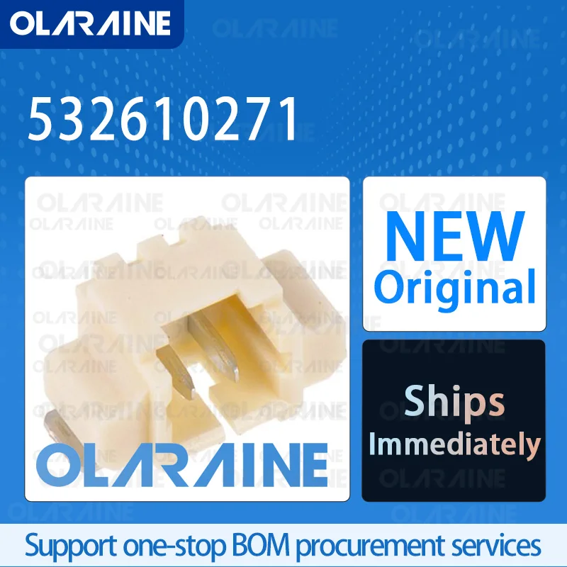 

50/200/500Pcs 532610271 100% brand new and original IC chip Connector headers and wire housings 2 Position SMD/SMT