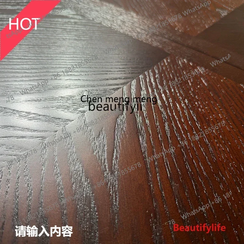 

ss 8617French antique folding dining table American solid wood walnut color retractable dining table and chairs