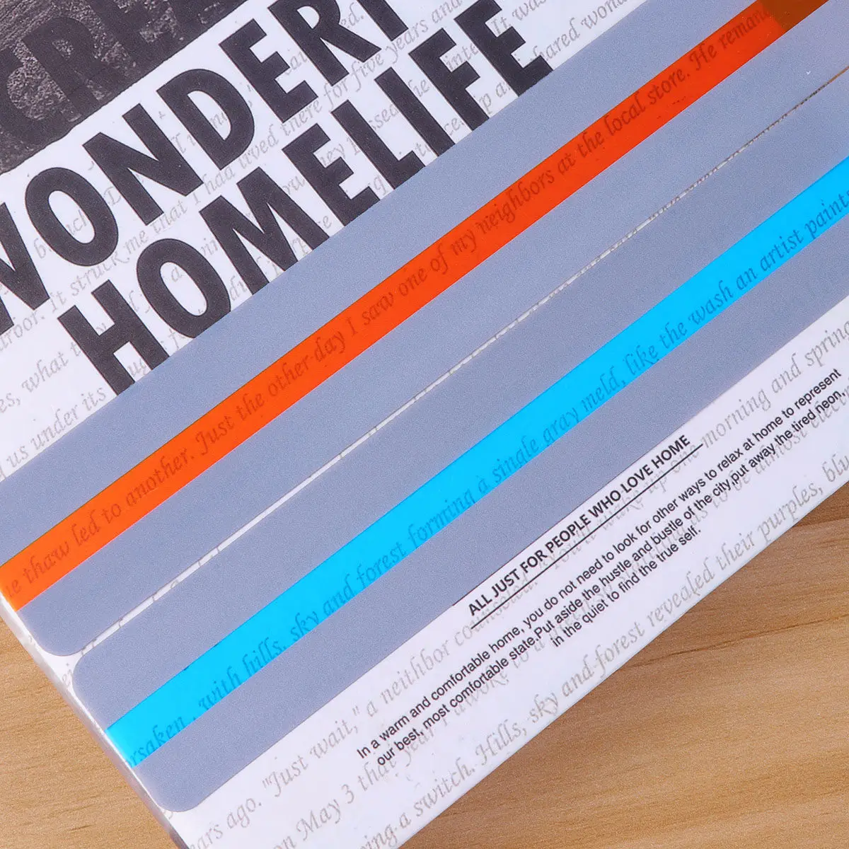 

6Pcs Premium PVC Bookmarks Transparent Waterproof Long Term Use Creative Bookmark for Book Decoration Wedding Gift DIY Project