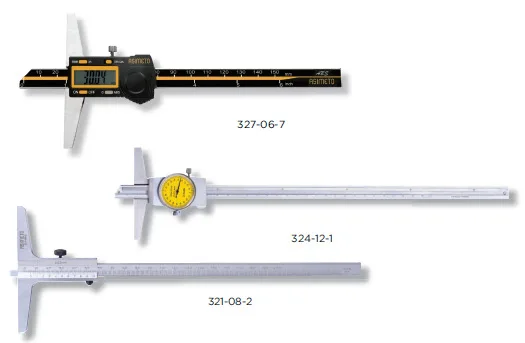 2025 ASIMETO ABS digital depth ruler 0-150MM/0-6 