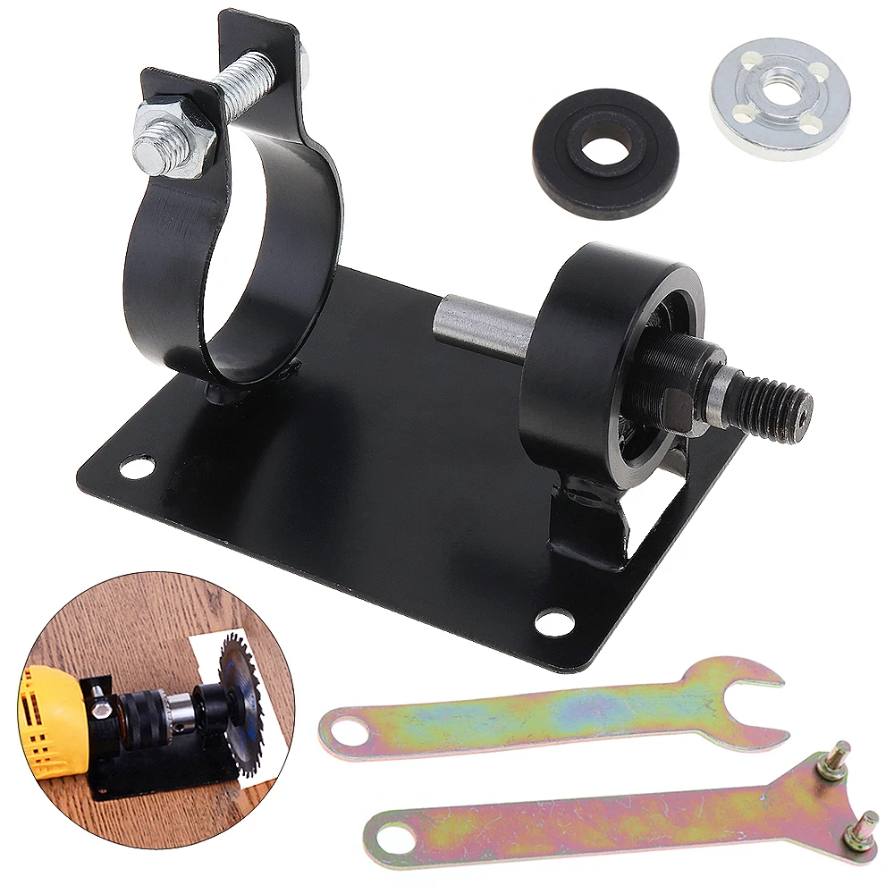 

Electric Drill Cutting Seat Stand Machine Bracket with 2 Wrenches+2 Gaskets for Angle Grinder Electric Drill Accessories