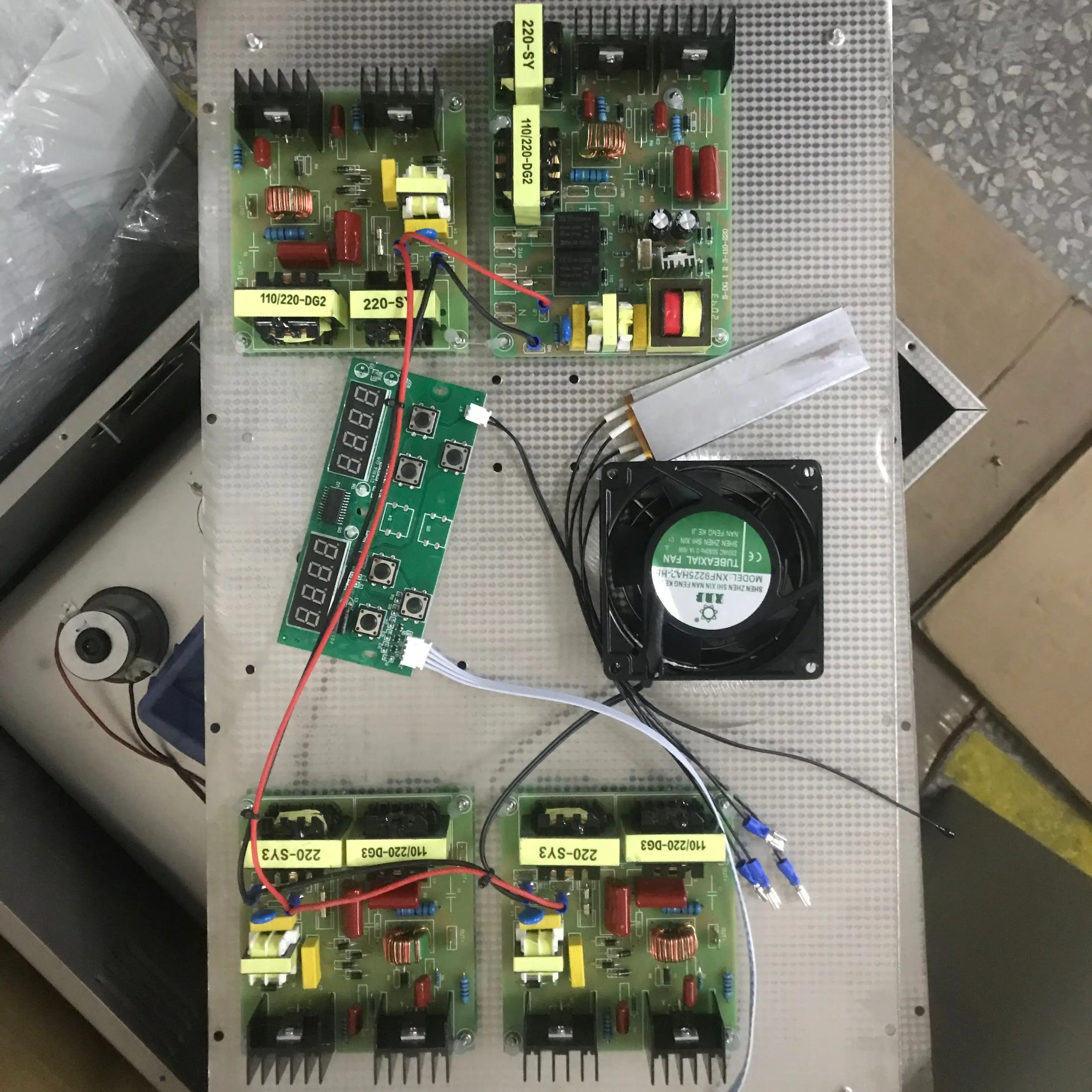 Ultrasonic Cleaning Machine Driver , Equipment Circuit 40KHz60/120/180W Mechanical DigitalDispl