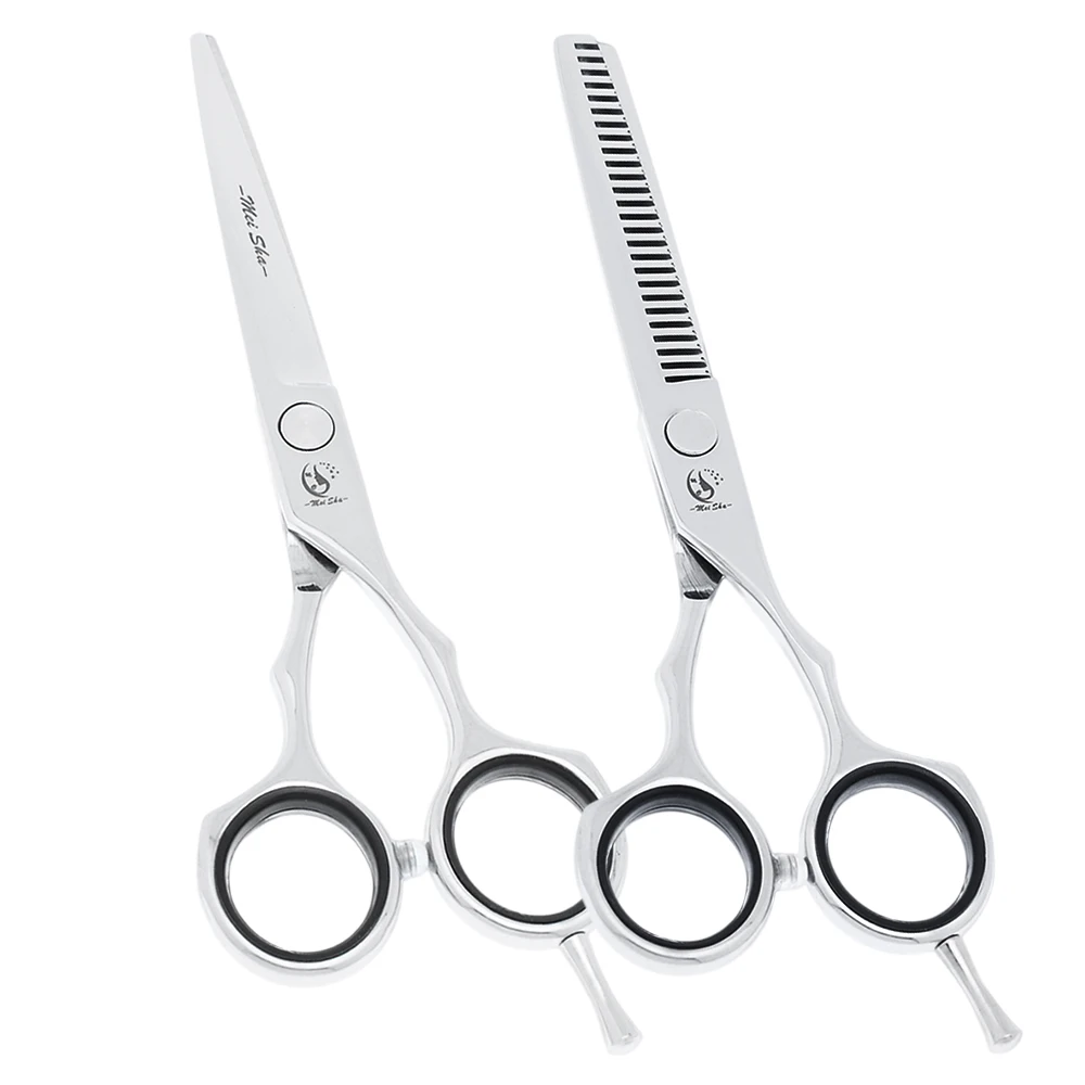 

Meisha 5.5 Inch Professional Hairdressing Scissors Set Barber Hair Cutting Scissors Thinning Shars Salon Styling Clippers A0030A