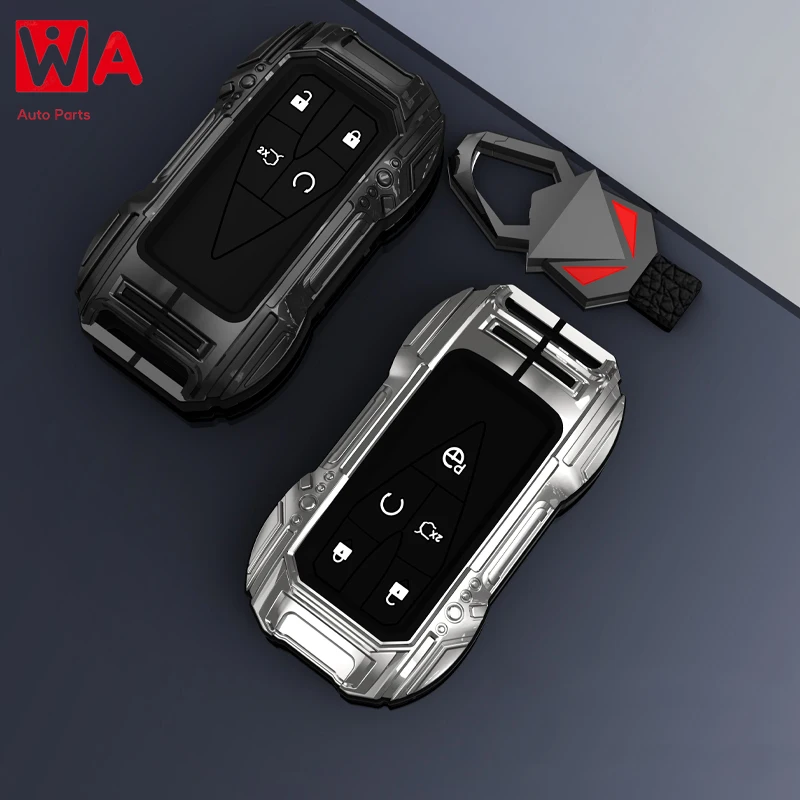 

Zinc Alloy Car Key Cover Shell For Changan CS35PLUS CS55PLUS CS75PLUS 2019 KeyProtective Case Accessories Keychain