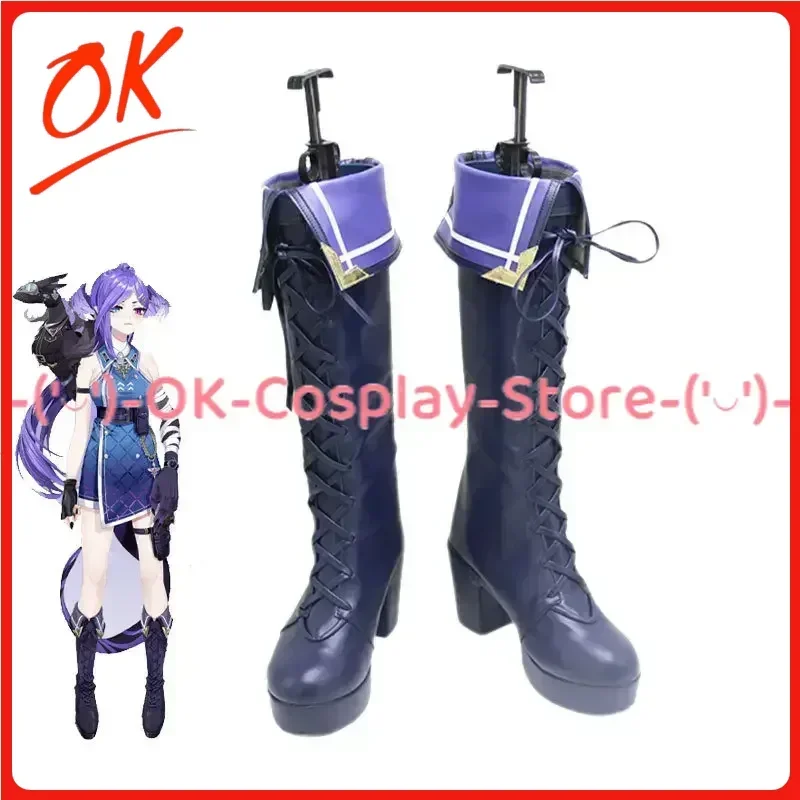 

[На заказ] Selen Tatsuki обувь для косплея Vtuber аниме реквизит для ролевых игр Хэллоуин карнавал вечерние ботинки из искусственной кожи