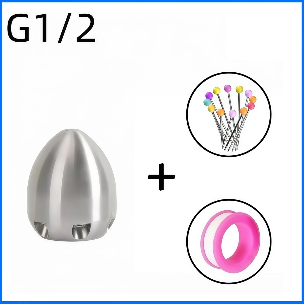 G1/2 Internal Thread Pressure Cleaning Machine Nozzle Sewer Drainage Cleaning Nozzle Pipeline Cleaning Tools Flow Rate 30L~110L