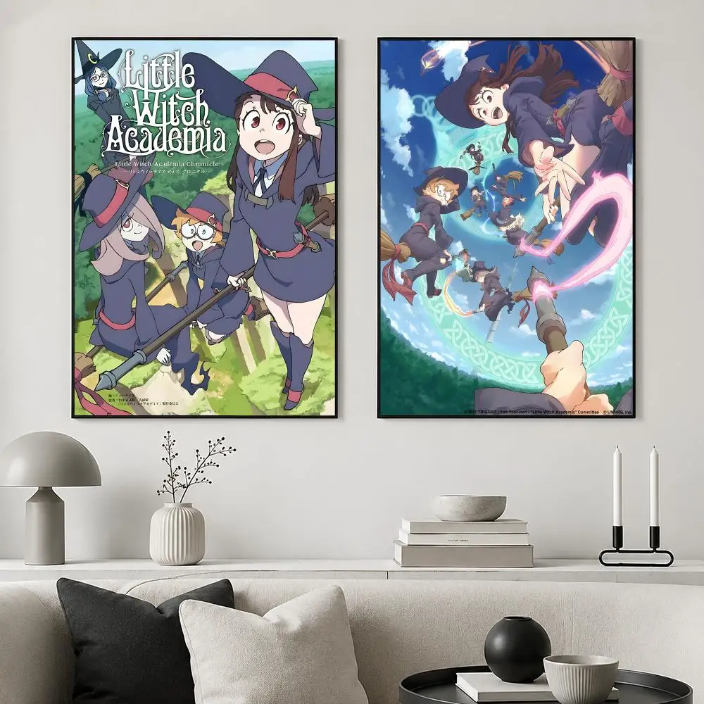 L-Little Witch Academia Poster posters for bedrooms and living rooms high definition cartoon movie-themed wall art.
