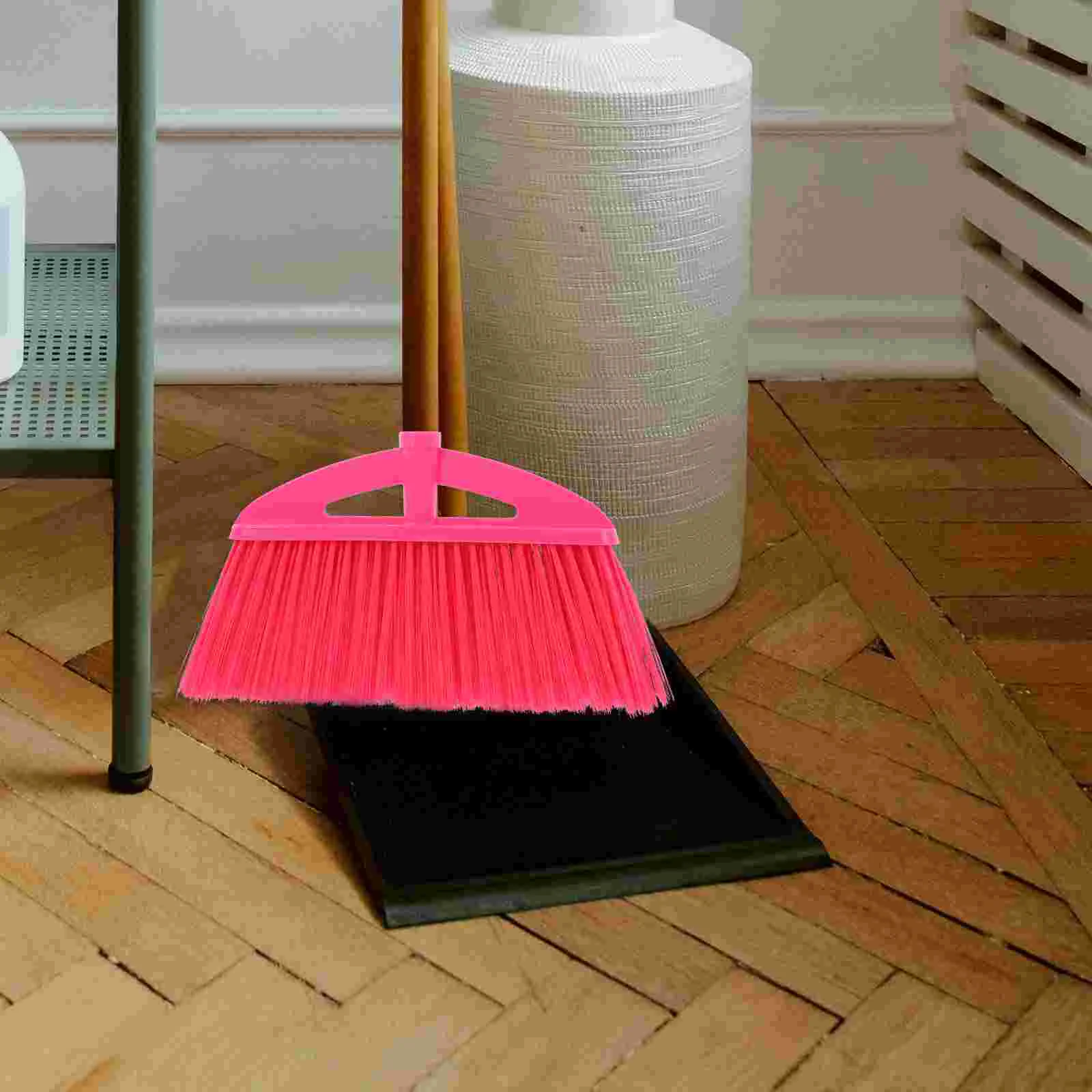 2 Pcs Plastic Broom Head Kitchen Miscanthus Parts Garage Cleaning Sweeper Heavy-duty Multi-faceted Accessories