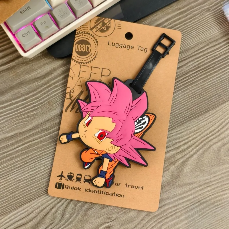 Neuer Dragon Ball Son Goku Majin Buu Vegeta Cartoon Niedlicher Gepäckanhänger für Reisegepäck – Hochwertiger Anhänger mit exquisiter Dekoration – Detail 7