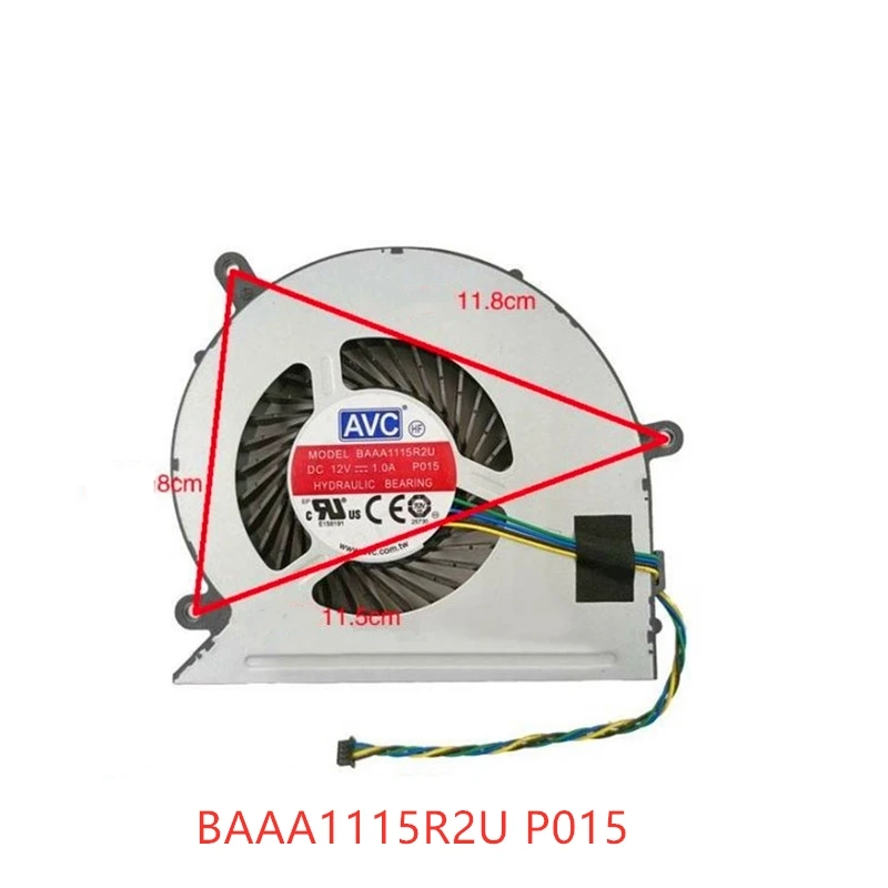 Ventilador de refrigeração portátil original, Lenovo AIO510-22ISH 520-27 AIO700-22 S4150 300-20ISH BAAA1115R2U P015 00KT179 01EF970 01MN914