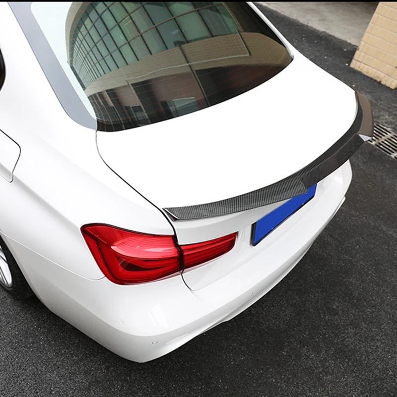 

Для BMW F30 F35 3 серии F80 M3 углеродное волокно стиль M4 задний спойлер крыло багажника 2013-2020 FRP глянцевый черный кованый карбон
