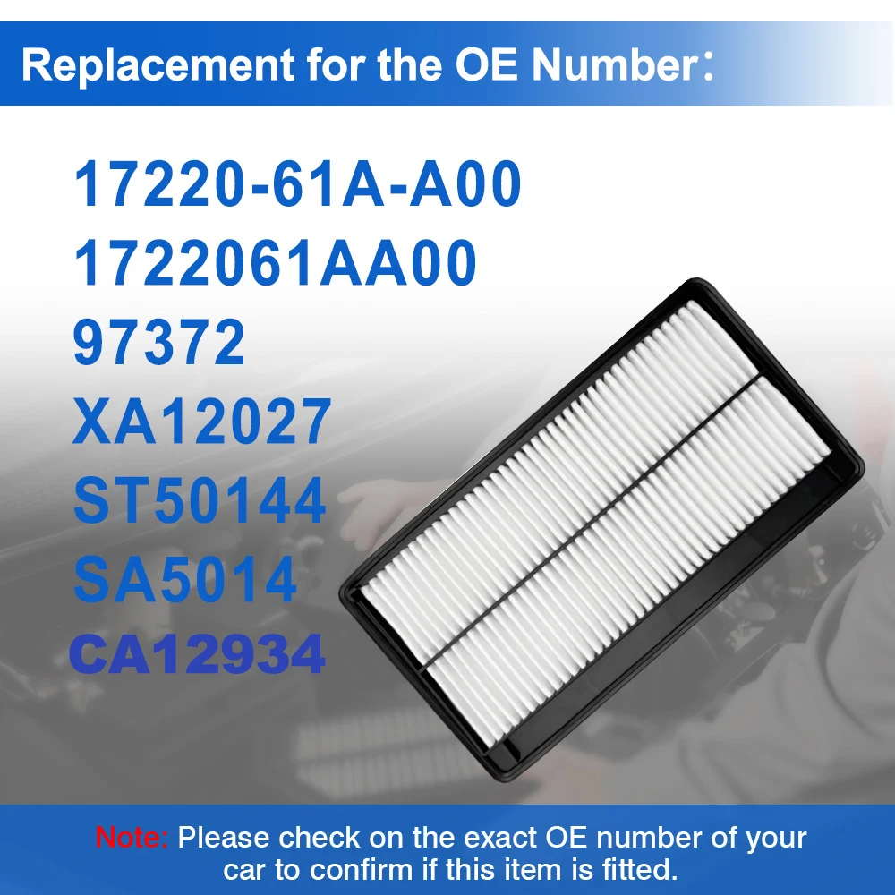 17220-61A-A00 1722061AA00 فلتر هواء المحرك لـ Acura MDX 3.5L 2022-2024 (غير مناسب للنوع S) لهوندا بايلوت 3.5L 2023-2025