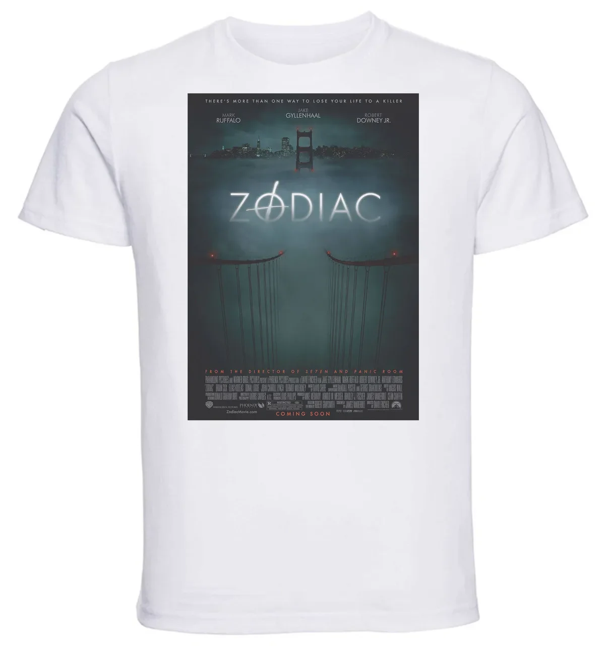 T-shirt Unisex - White - Playbill Film - Zodiac