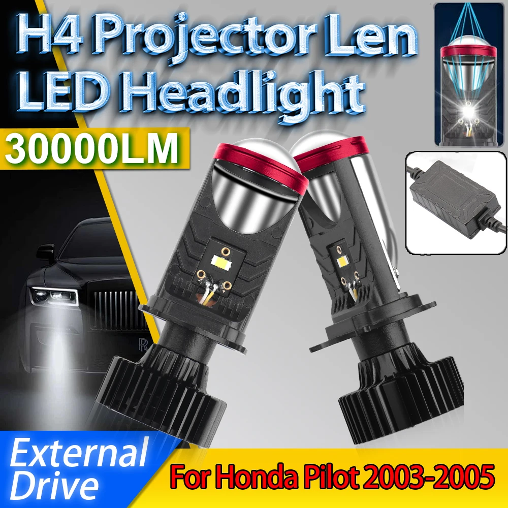 

For Honda Pilot 2003 2004 2005 Super Bright LED Headlight Ampoule High Quality Canbus No Error Headlamp Bulb With Projector Lens