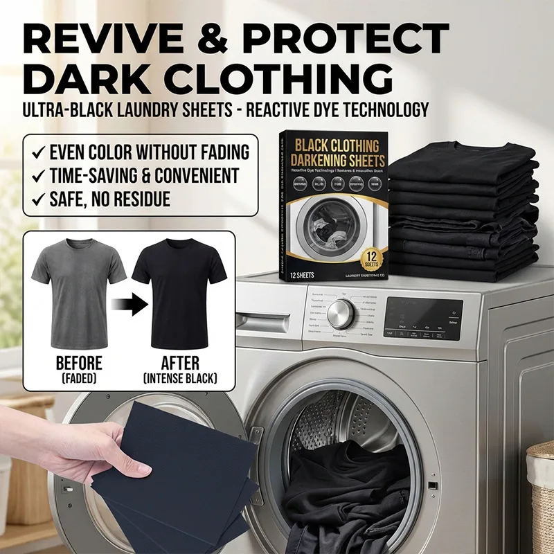 Clothing darkening tablets, home laundry dyeing color-fixing darkening tablets,black clothing fading repair color replenishment