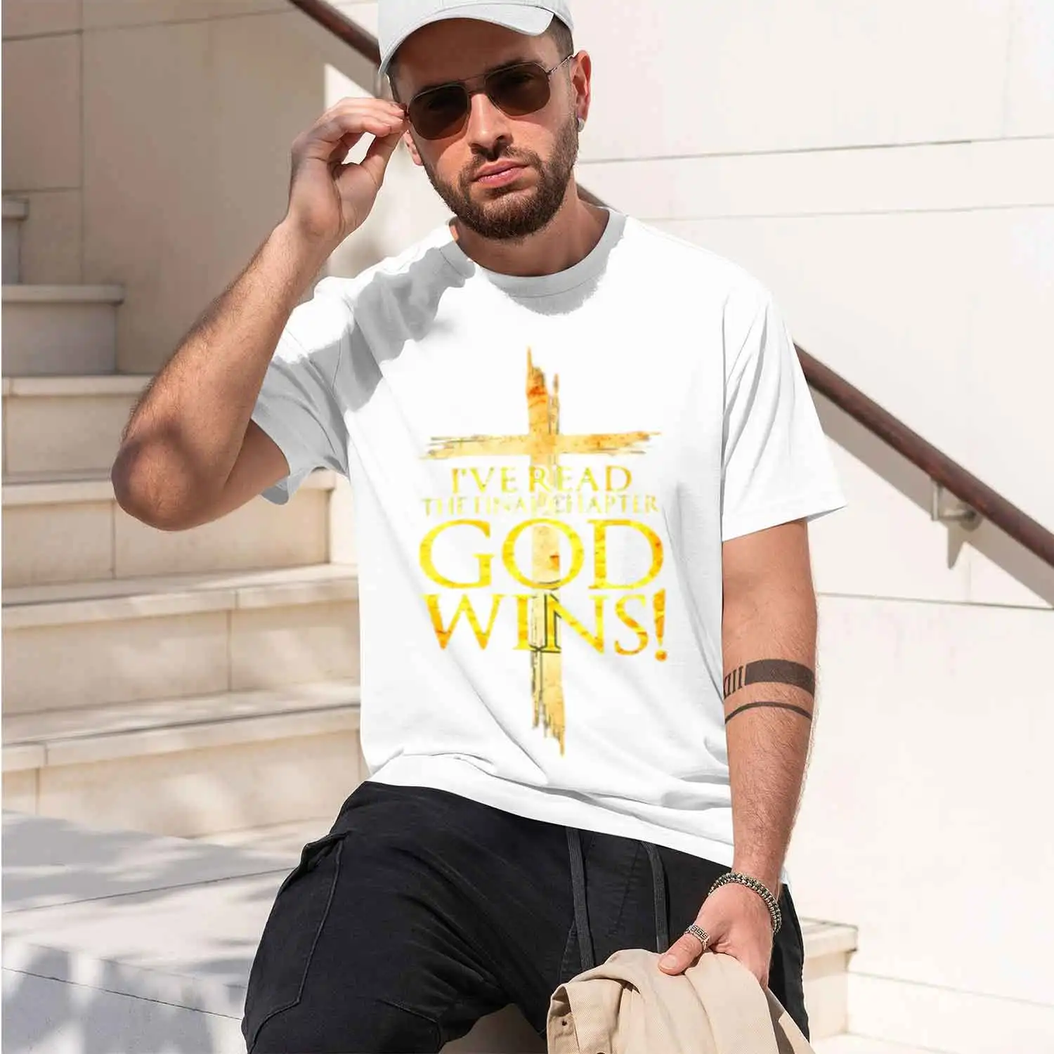 I've Read The Final apter Wins ristian Faith Cross T-Shirt High Quty Breathable Graph T Shirts 2026 New Model Short-sleeve crewn