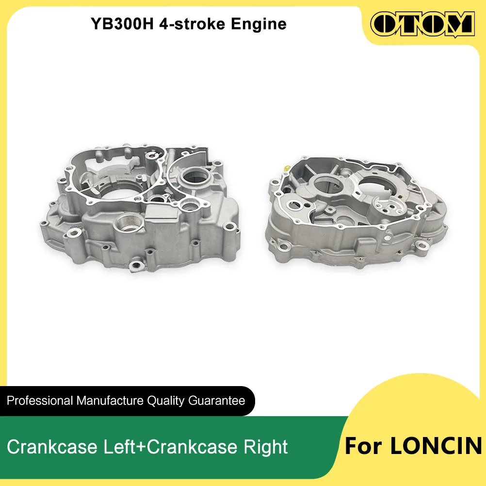 

OTOM YB300H Motorcycle Crankcase Left Right Crank Case Middle Box Side Cover For LONCIN 4-stroke KEWS K23 HENGJIAN S7 GR Engine