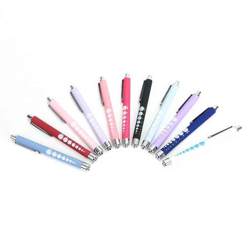 30pcs Pen Flashlight, Aluminum Led Light, Pupil Light, for Doctor's Oral, Ear, Nose, Throat Morning Examination, Small