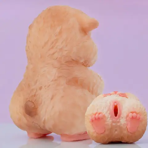 LUUK 734g Animal Single Channel Soft Silicone Male Intimate Stroker  Portable Washable Adult Personal Care Toy For Men Pleasure
