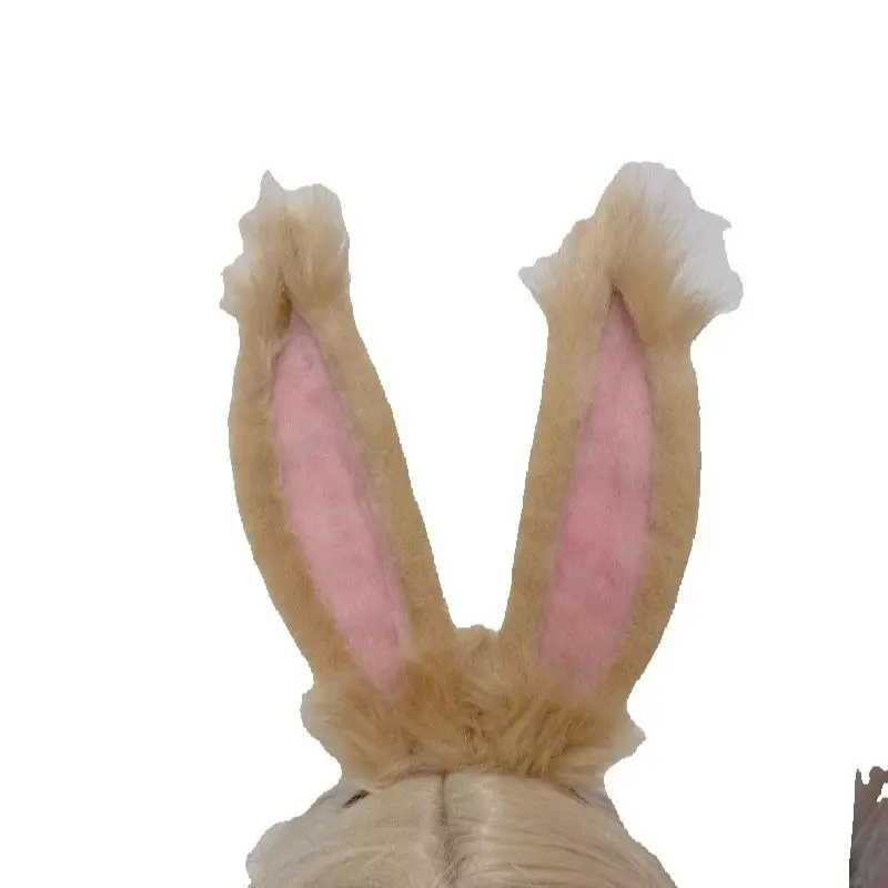 

Плюшевые кроличьи уши Final Fantasy XIV Ff14 Viera, реквизит для косплея, головные уборы с кроликом для девочек, аксессуары для игр, аниме, костюмы на Хэллоуин