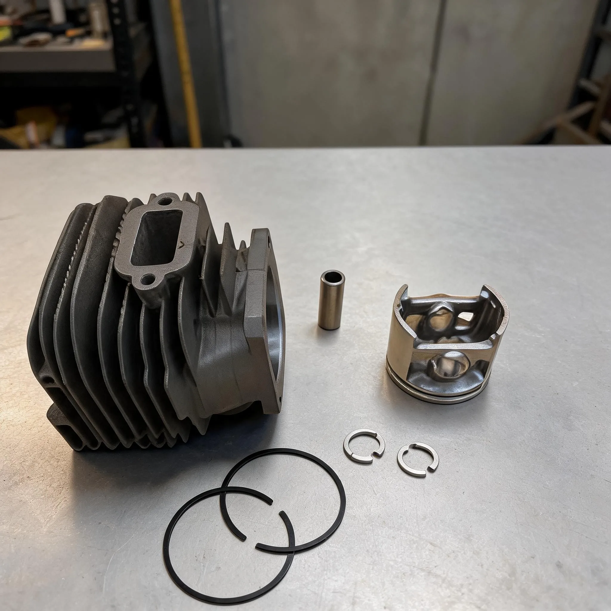 

1Set MS381 Chainsaw Cylinder FOR PISTON Kit Replacement 52mm OEM 11190201204 Fit For MS381 Brush Cutter Engine Tool Parts