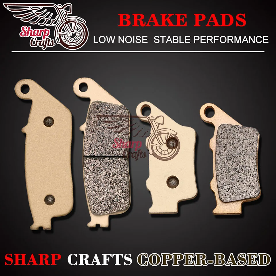 Motorcycle Front & Rear Brake Pad For Yamaha YP 250 R X-Max S-MAX 155 Majesty S 125  XC125 R XC155 15-16 WR125 X/R 2009-2015