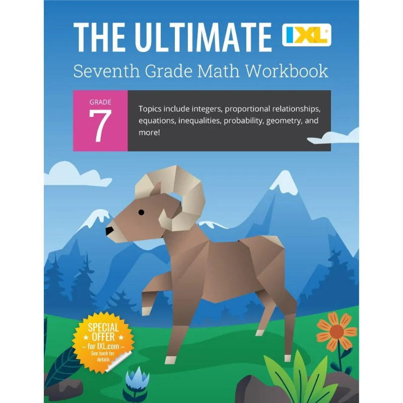 

IXL The Ultimate Math Workbook Grade 7 IXL Learning IXL Learning Inc 9781947569621 Book