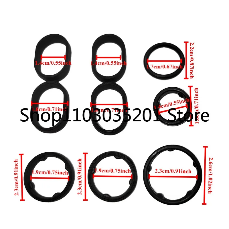 Fluorine Rubber 68191356AA For Chrysler 300 200 Dodge Avenger Charger Jeep Cherokee Oil Filter Adapter O Ring Gaskets Seal Kit