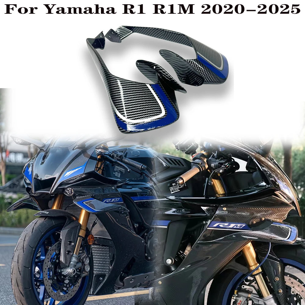 

New For Yamaha R1 R1M 2020 2021 2022 2023 2024 2025 Motorcycle Spoiler Wing Fixed wing Wing Aerodynamic Winglet Accessorie