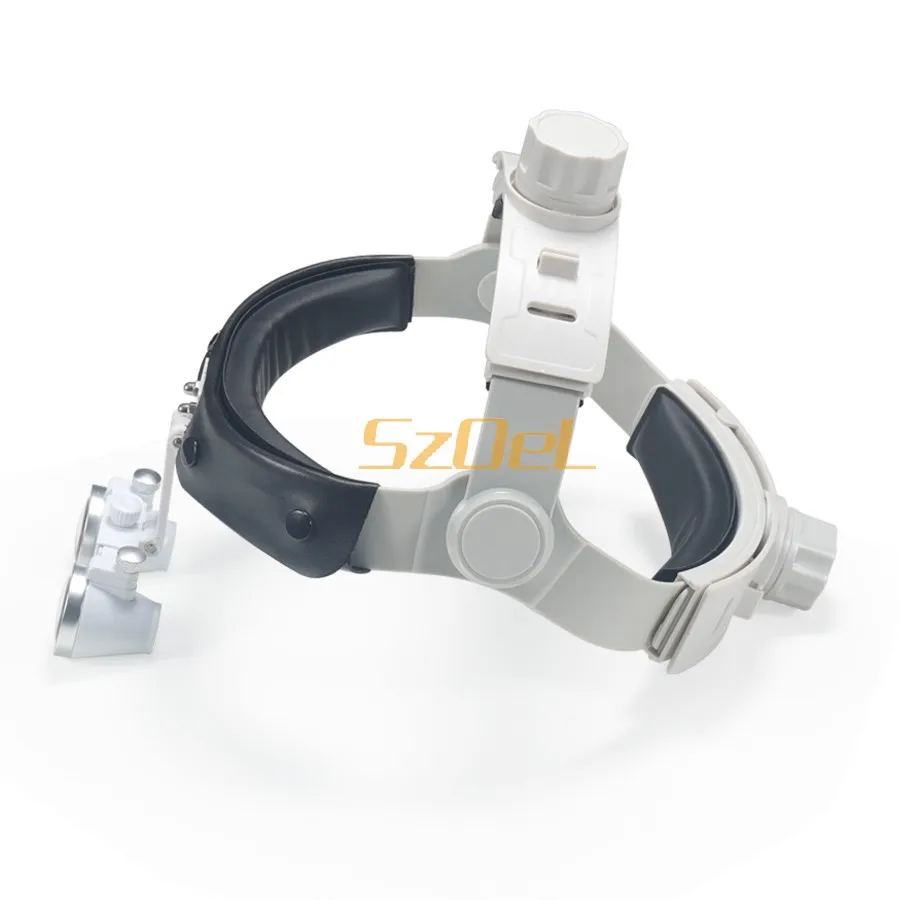 Head Mounted Binocular Loupe With Comfortable Leather Lining Suitable For Oral Otolaryngological And Other Surgeries