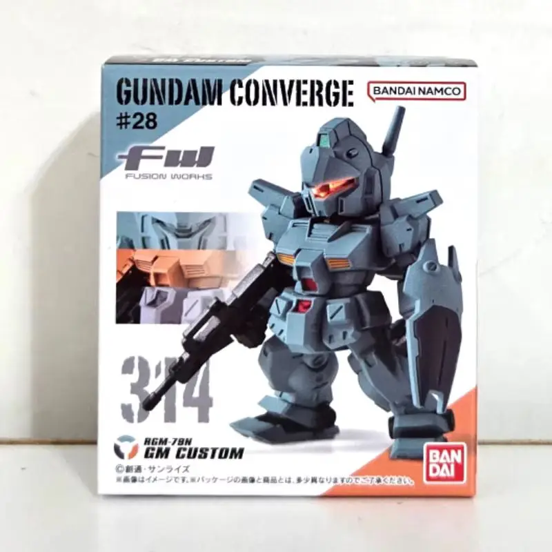 Nouveau Bandai Original Shokugan Gundam Fw Converge 28 blanc Gundam Oor Zaku Gm figurine modèle Kit jouet à collectionner Anime cadeau