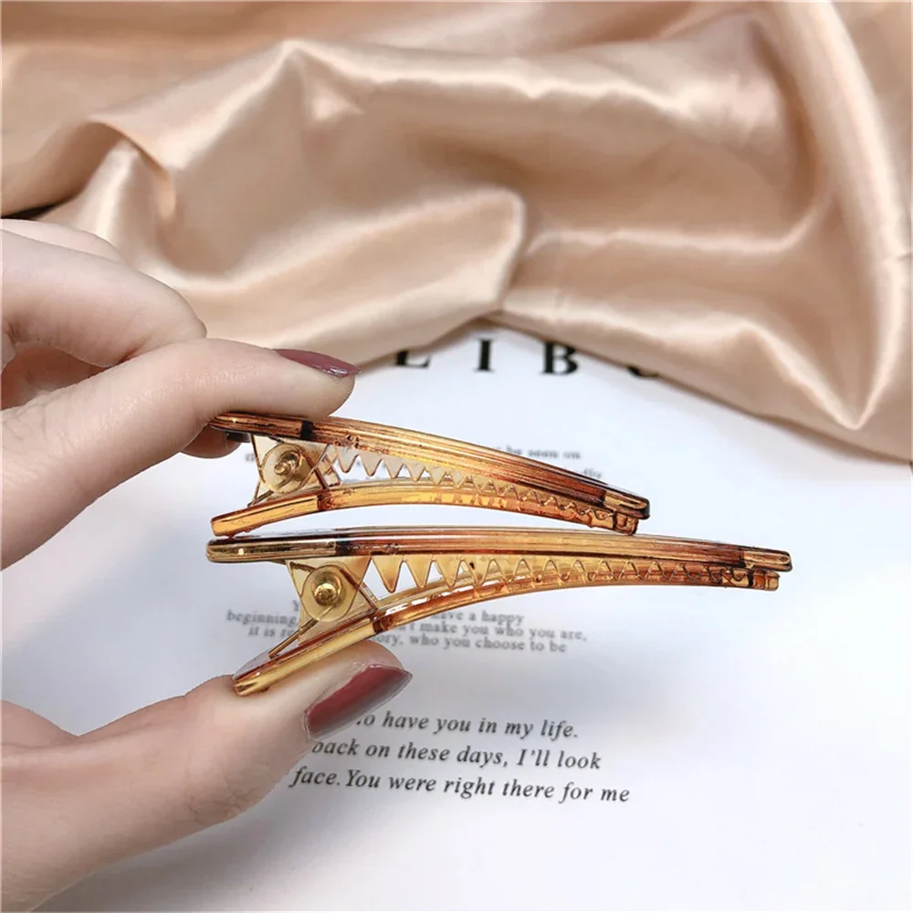 2/3/6Pcs/Set Fashion Acrylic Hair Clips For Women Girls Leopard Lady Barrettes Retro Hairpins Hair Accessories Hair Styling Tool