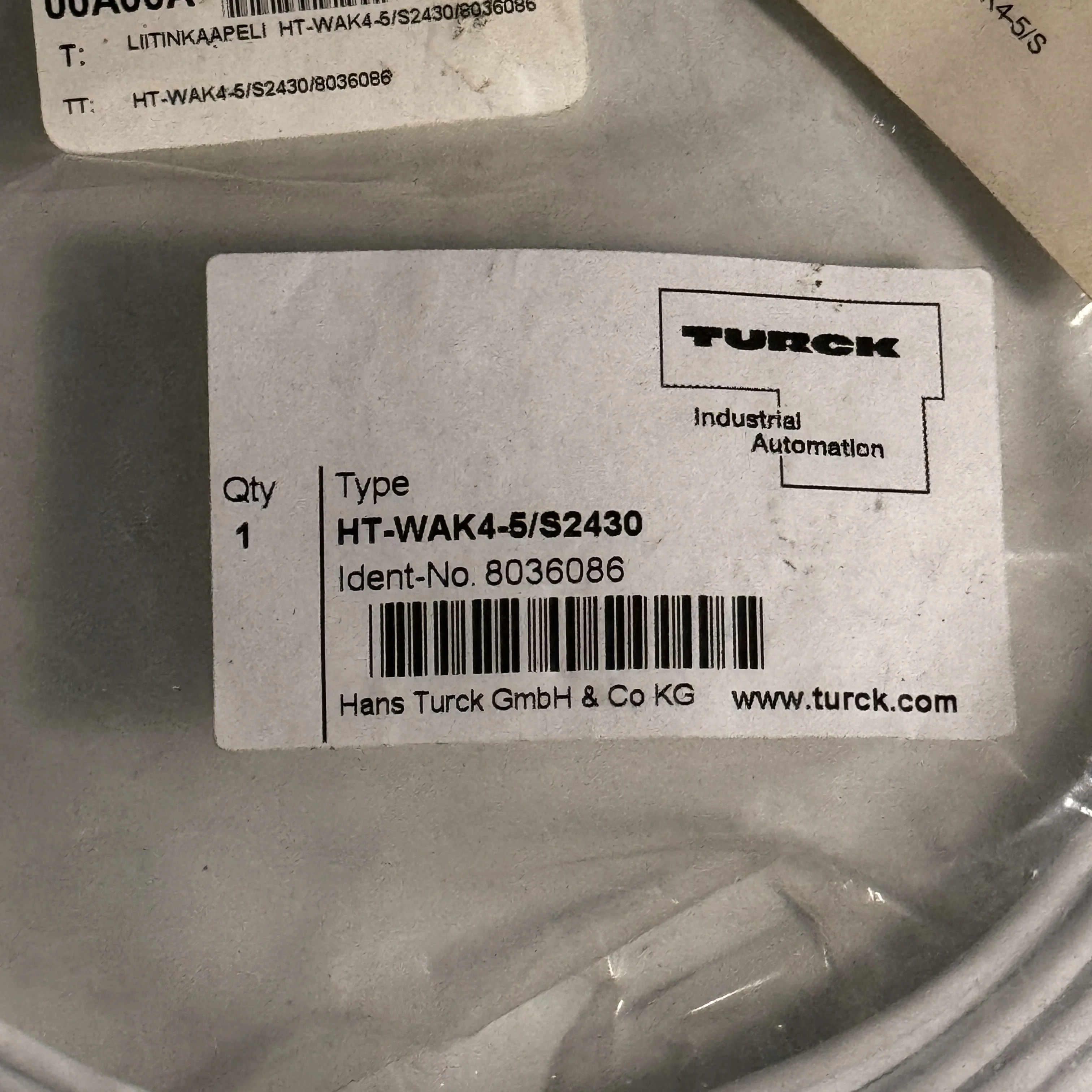 Turck HT-WAK4-5/S2430 Proximity Sensor 8036086 50.A1.083.01.0031