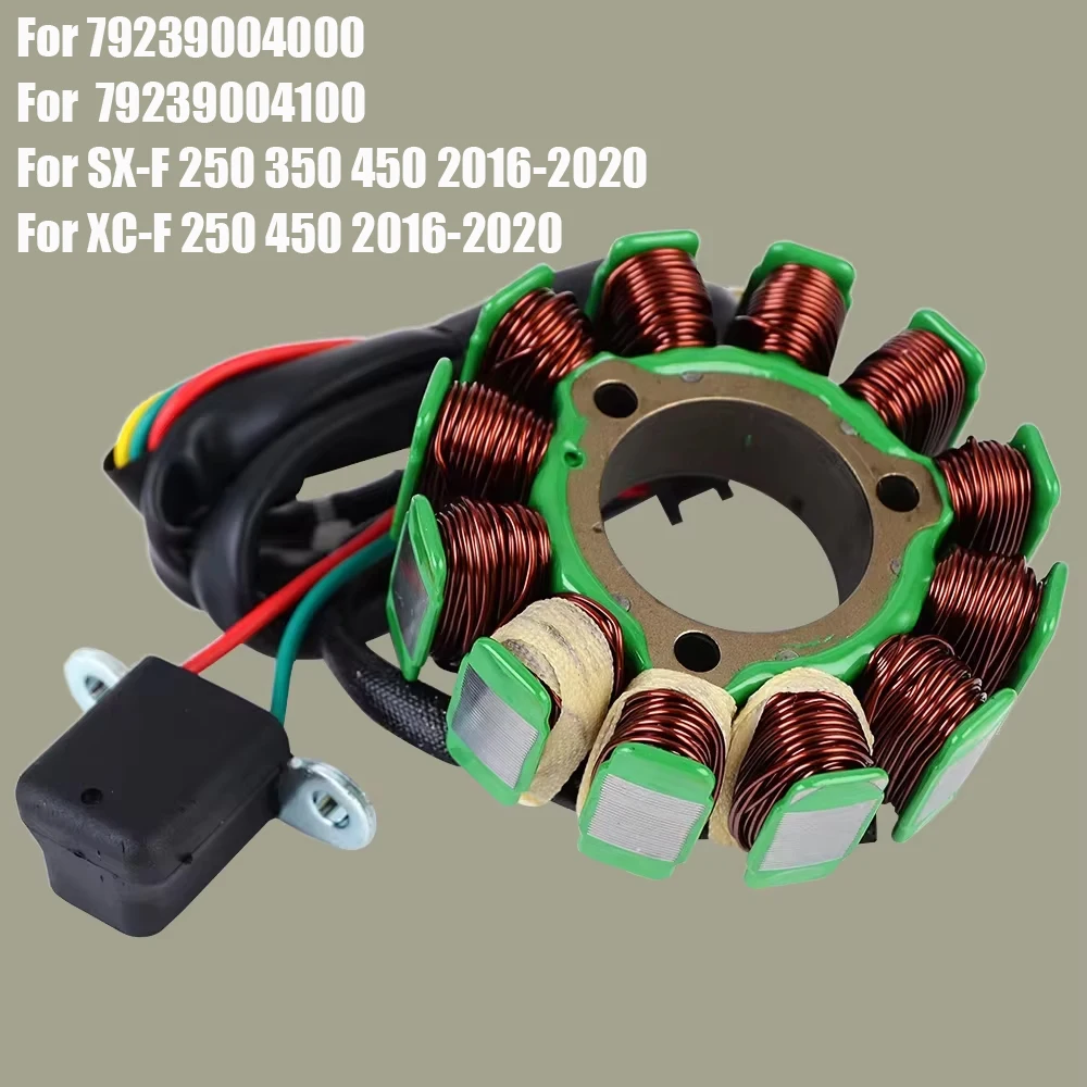 Motorcycle Stator Coil For KTM SXF 250 350 450 XCF 250 450 2016-2020 XC-F SX-F 250 450 Factory Edition 79239004000 79239004100