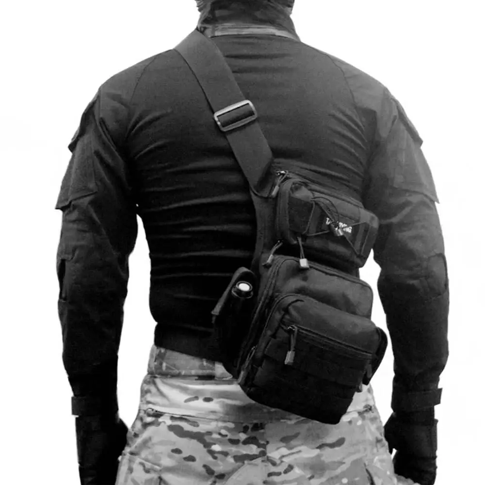 حقيبة صدر رياضية قابلة للتعديل بسحاب عادي للجنسين، حقيبة صيد متعددة الوظائف لركوب الدراجات في الهواء الطلق، حقيبة ظهر رياضية للرجال والنساء #2