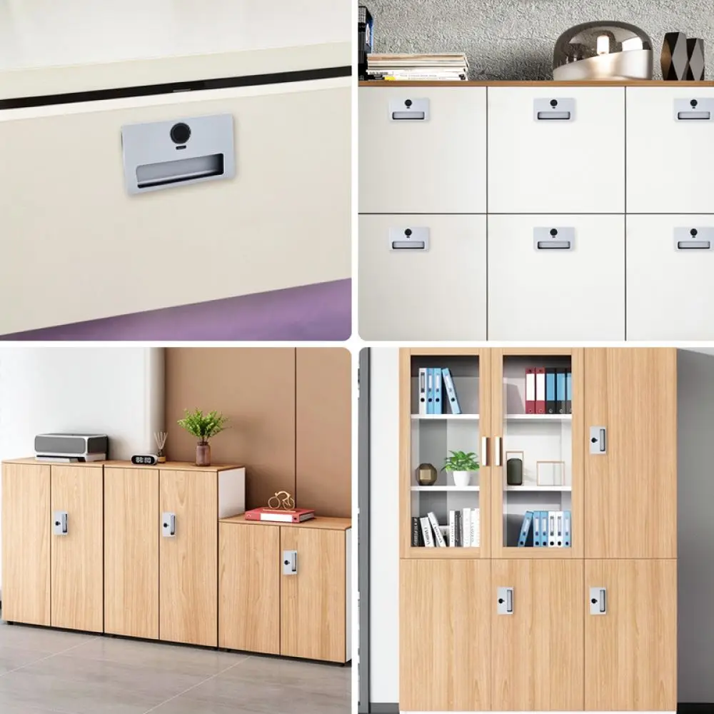 Electronic Electronic Drawer Fingerprint Handle Lock Security Hardware Keyless Access For Office Cabinet Wardrobe Home Storage - Aliexpress Deal
