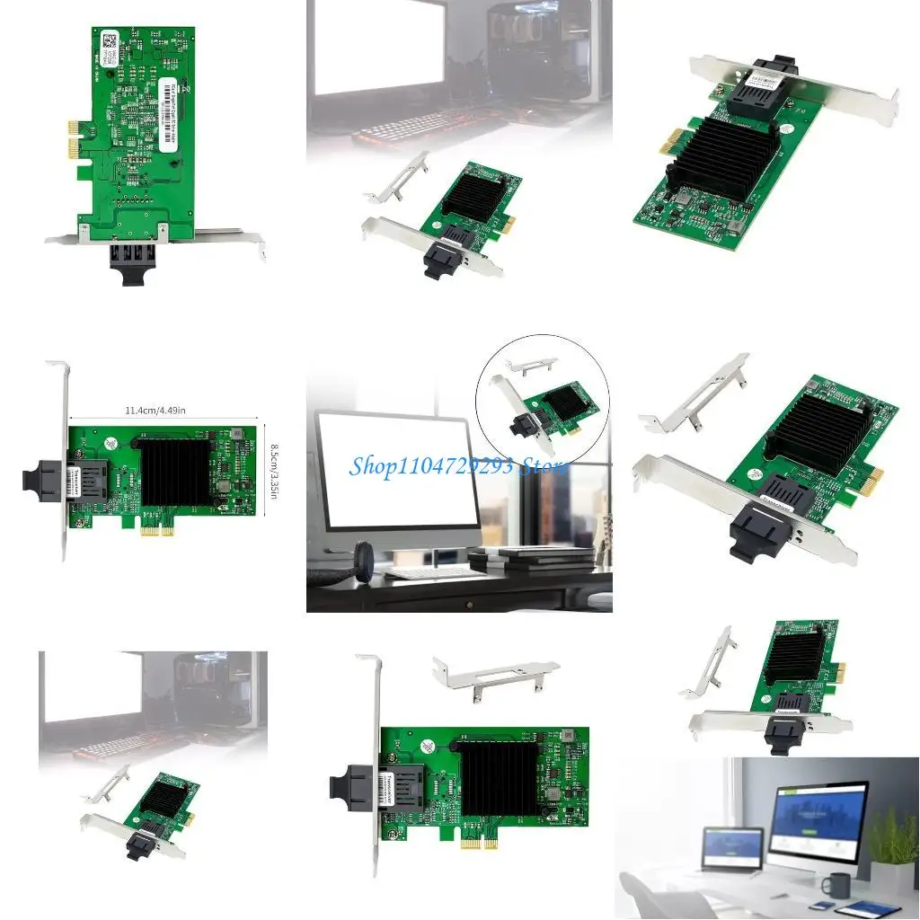 

Y2GD Ethernet LAN Fiber Card PCIExpress 82576F1 Gigabit Ethernet Fiber Card 82576EB