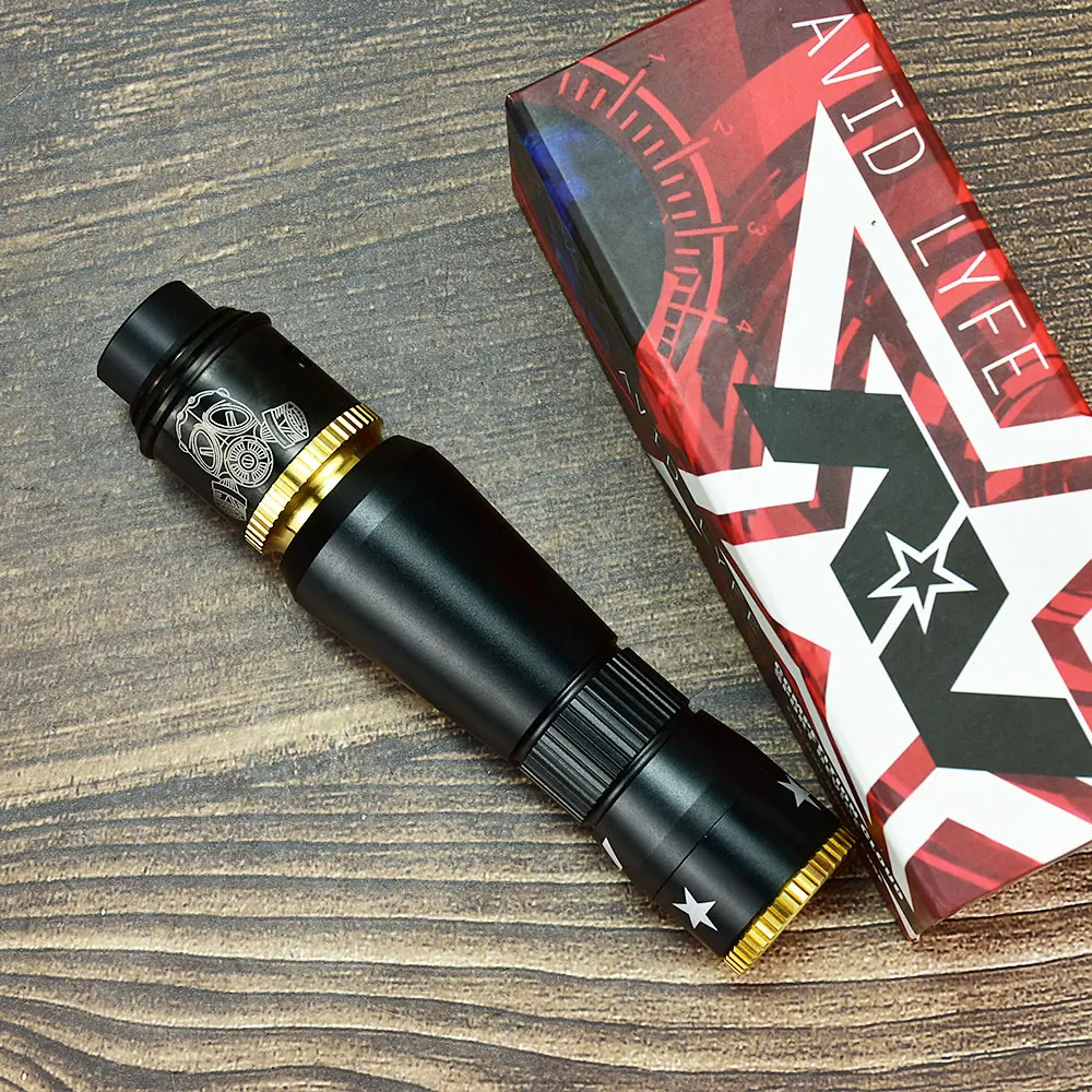 

avid lyfe mod Mechanical Mod Aluminum and Brass Apocalypse GEN 2 RDA 24mm mech mod fit 18650 battery vape mod