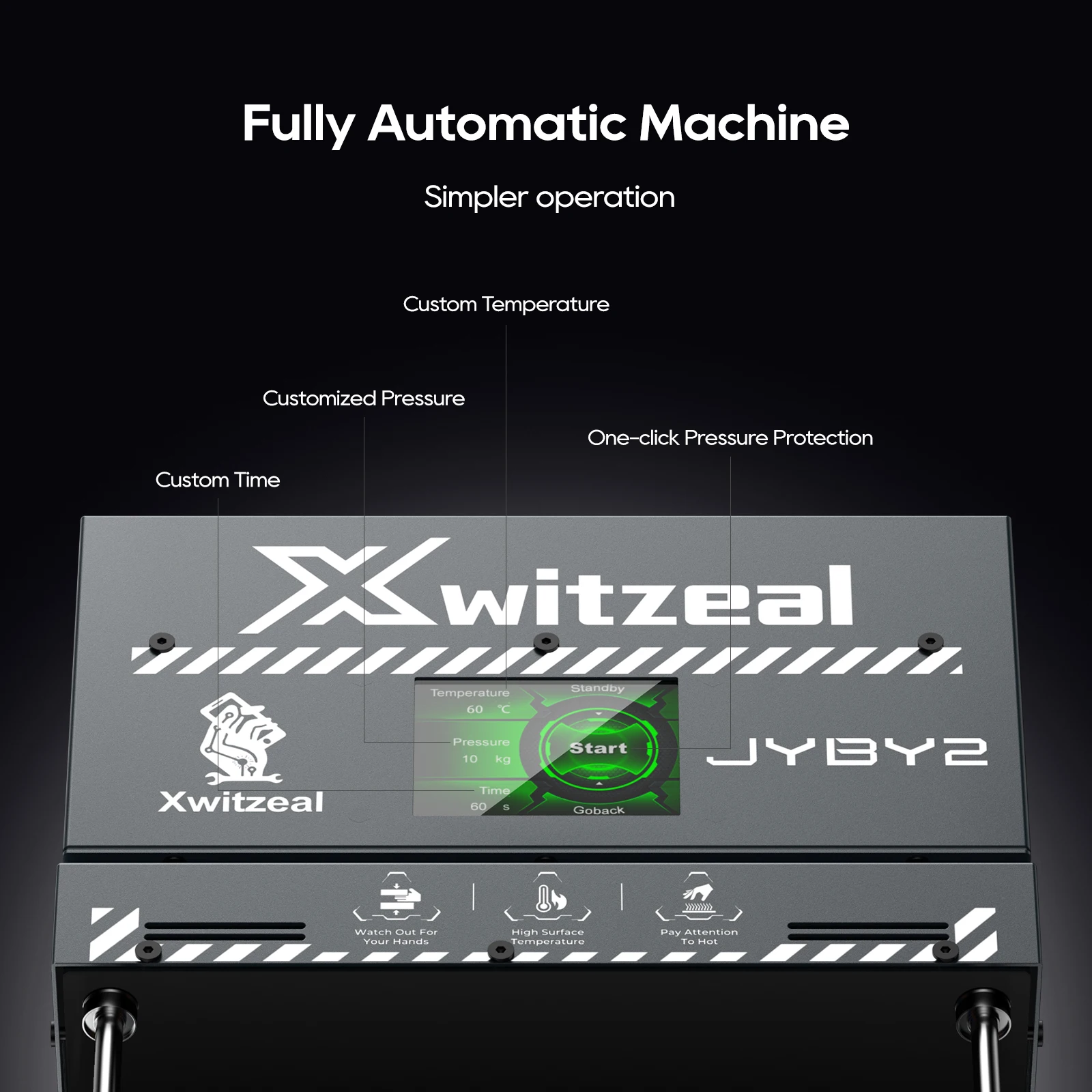 Xwitzeal® JYBY2 Universal Auto Mobile Phone Screen Pressure Holding Machine for Repairing IPhone/Android Sealing Repair Tools