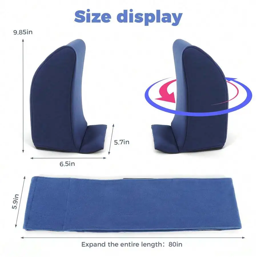 Wheelchair Lateral Support - Body Pad And Cushion For Side Guards And Posture - Foam Wedge Pillows Included