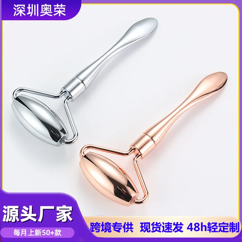 Mini Metal Roller Facial Massager 3D Beauty Roller Massage Instrument in Various Colors for Home Salon Use
