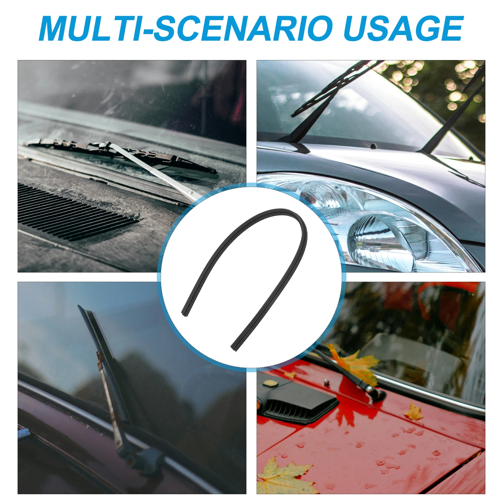 

Boneless Wiper Strips 14 Inch 350mm Black Durable Windshield Refills Replacement Replacement Wiper Refill Car Accessories