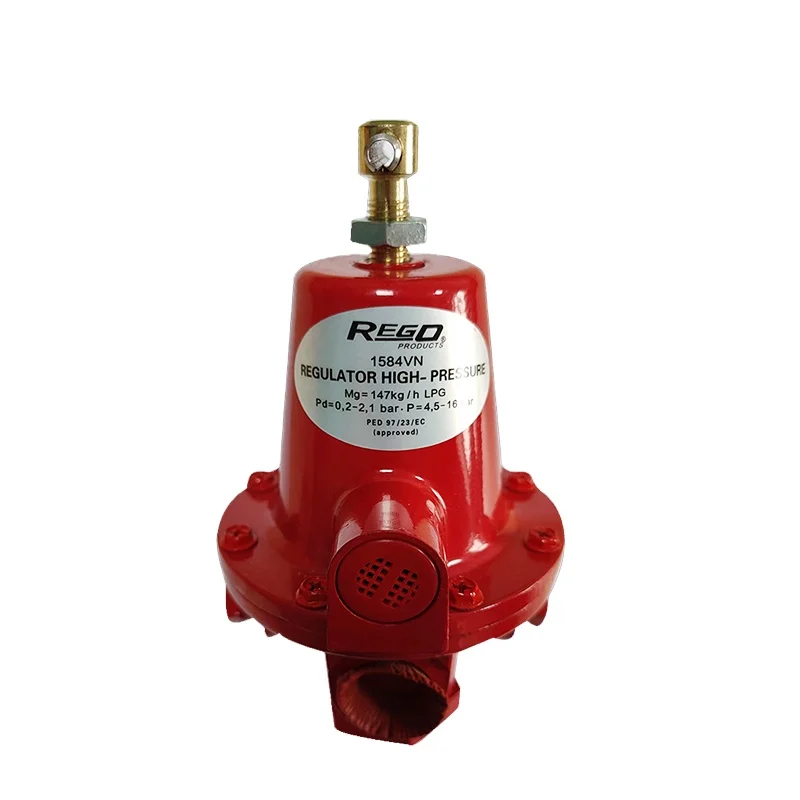 REGO 1584VN  Pressure Reducing Valve Gas Burner Regulator Connection with Gasifier Adjustment Control