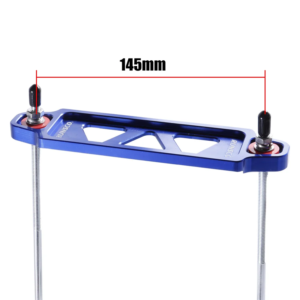 Aluminium Billet Auto Batterie Tie Down Befestigen Halterung Halter Klammer Für Honda Civic ACURA INTEGRA Blau Rot Gold Grün Schwarz 145mm – Detail 3