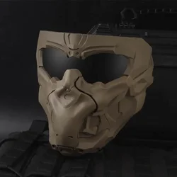 Máscara táctica Airsoft con visera ajustable y cierre magnético