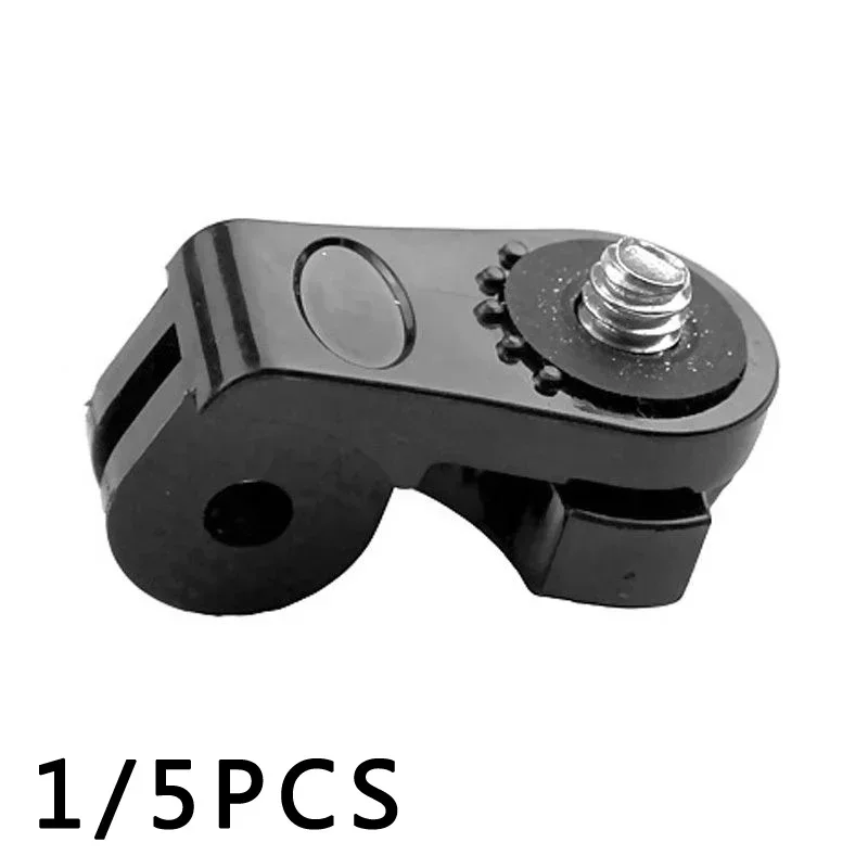 For Mount Adapter Practical Converter Accessories 1/4 Tripod Car Holder Black Universal Durable Access Part