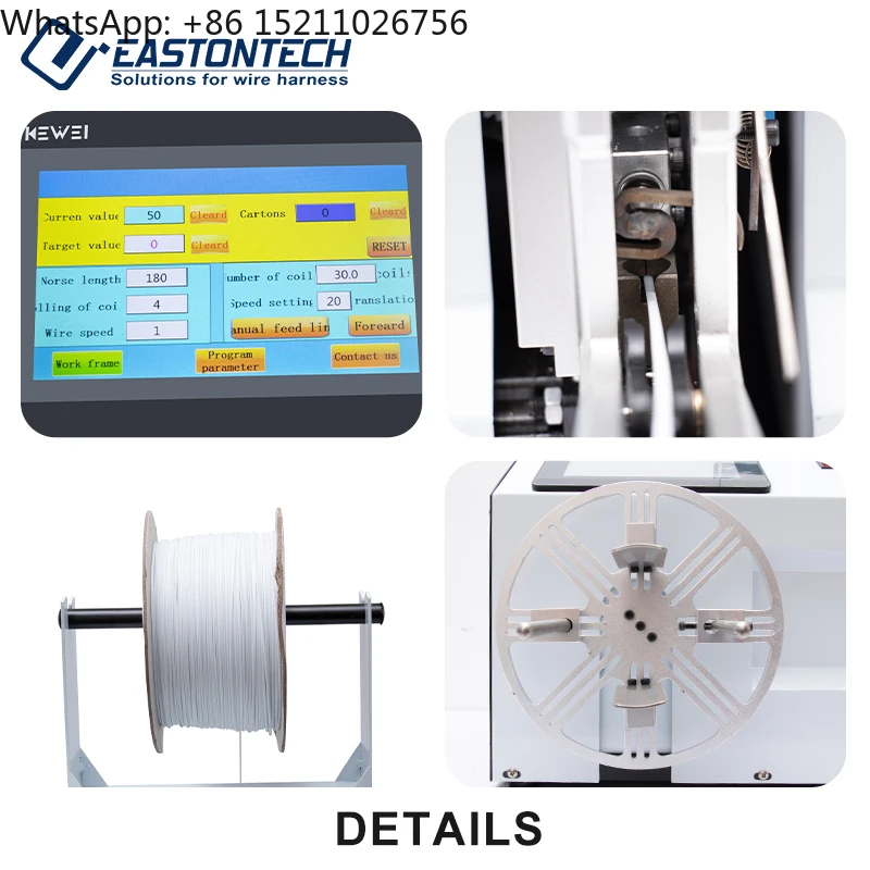 High Efficiency Copper Wire Winding and Binding Machine,EW-20A-1  USD Cable Coil Winding Machine