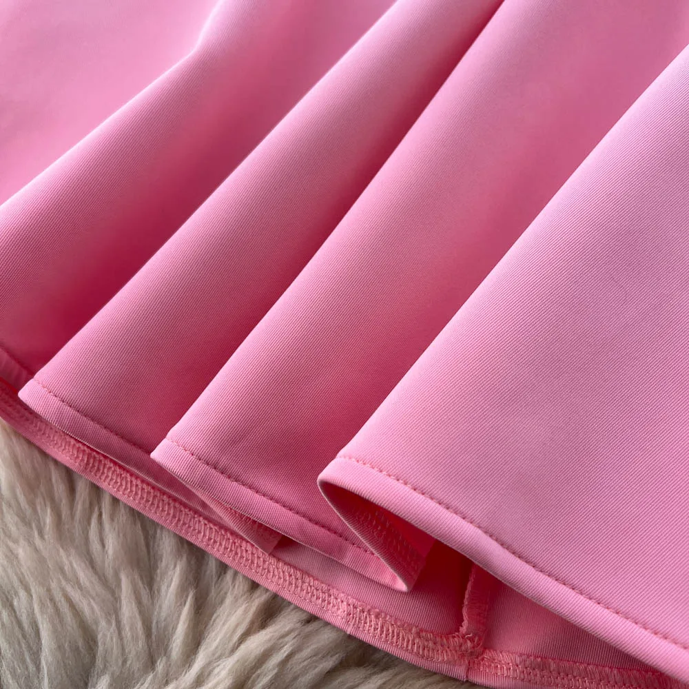 فستان مثير أنيق بدون أكمام للحفلات ثلاثي الأبعاد للنساء فساتين حفلات السهرة الكورية #3