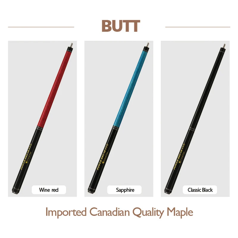 Professional Crical Billiards Punch Cue with Gifts Technology, Hard Technology, Maple Shaft Jump Stick, 138cm, 13.5mm Tip