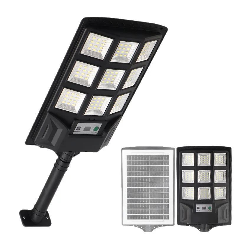 Super Bright Solar Motion Sensor Light Outdoor Waterproof IP65 Remote Control 3‑Sided LED Security Light for Garden Patio Yard